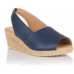 Keilabsatzsandalen Sandale Mit Keilabsatz - Leder 36;37;38;39;40;41