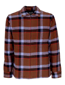 Camicia Imbottita Uomo Lloyd Shirt Jacket Sepia Multi - OBEY - FashionsVida