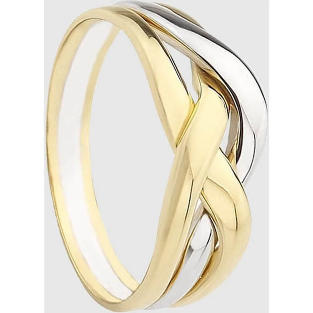 Anillo de oro bicolor - El Corte Inglés - FashionsVida
