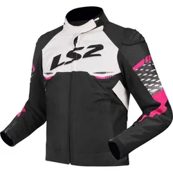 Giubbotto Moto Donna APEX LADY Nero Bianco Rosa taglia XS
