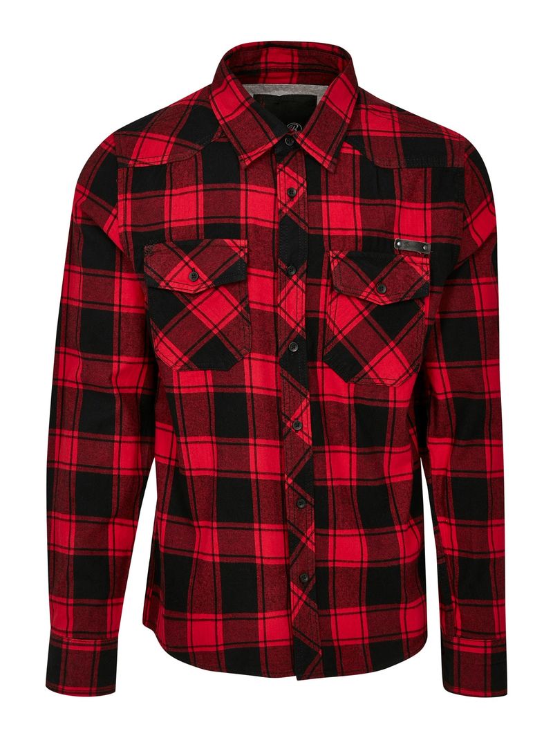 Brandit Camisa rojo / negro