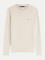 Pullover mit Flag-Stickerei Beige XL