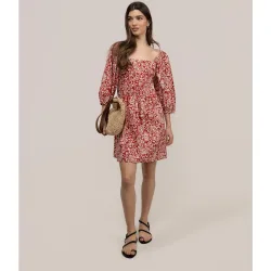 Vestido estampado de mujer vinita