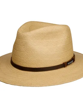 Classic Traveller Panama Hat by - nature - Female - Size: XL (60-61 cm) - Stetson - FashionsVida