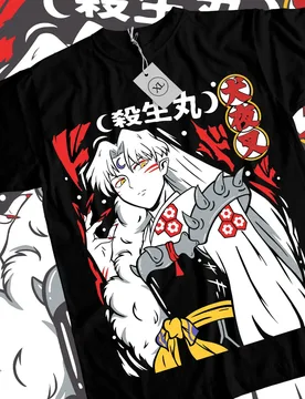 Inuyasha Sesshomaru T-shirt Red Moon Inu Yasha Girl Anime Manga Gifts All Size - Aliexpress - FashionsVida
