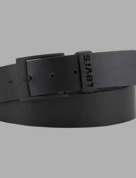 Cintura nera in pelle 380160034