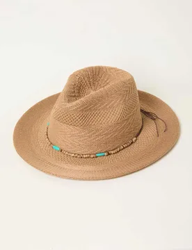 FatFace Fedora Hat Natural female - Fatface - FashionsVida