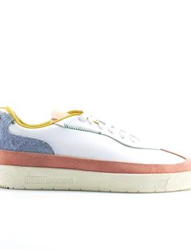 Oslo-City Kidsuper White Leather Unisex Lace Up Trainers 373512 01 - Size Uk 8 - Puma - FashionsVida