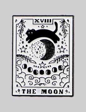 Black Cat Enamel Pin Gothic Tarot Brooch Pines Lapel Pins Badge on Backpack Clothing Accessories Witch Jewelry Friends Gifts - Aliexpress - FashionsVida