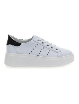 Sneakers flatform 86 Bianche e nere 36