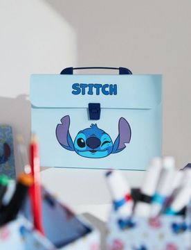 Cartellina Stitch - azzurro