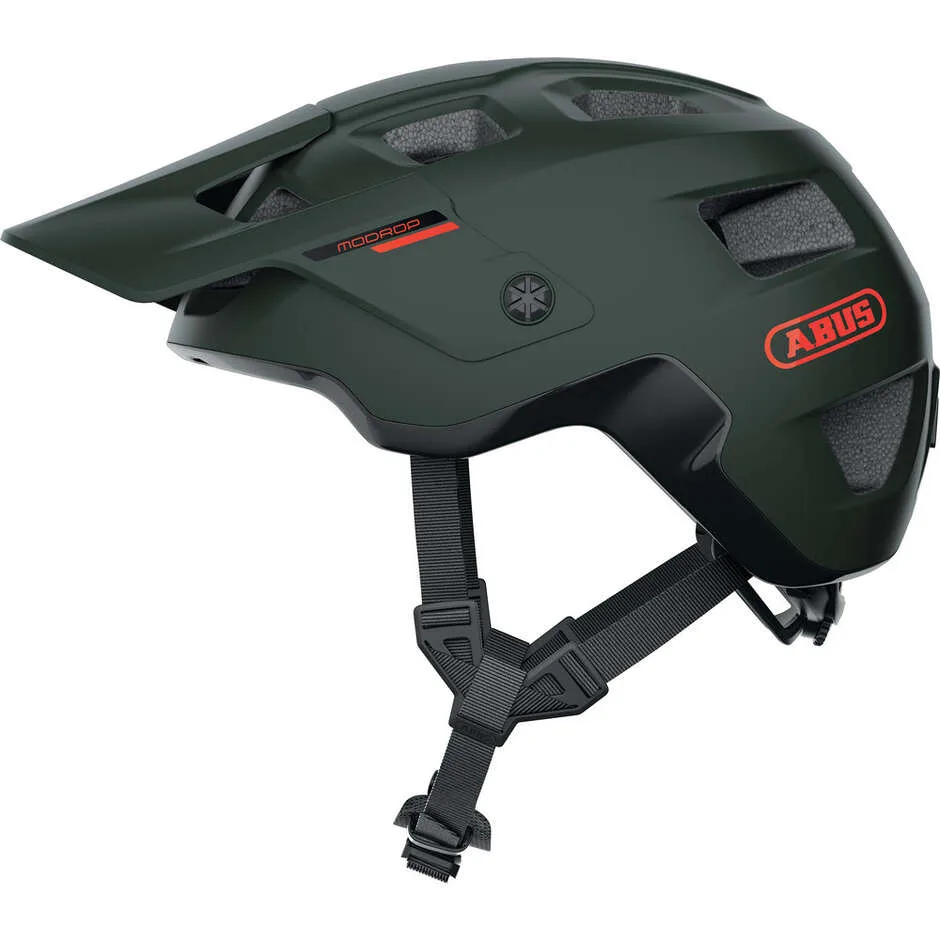 Casco Bici MTB MODROP Pine Green taglia S - ABUS - FashionsVida