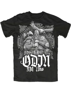 Odin Is With Us, Vi king Warrior Odin, German Thormjnir, Vi king Top Tee Men's 100% Cotton Casual T-shirts Loose Top Size S-3XL - Aliexpress - FashionsVida
