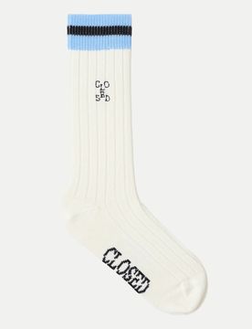 Closed Socken Monogramm Weiß M