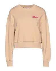 Sweatshirt Damen Beige 28 Damen