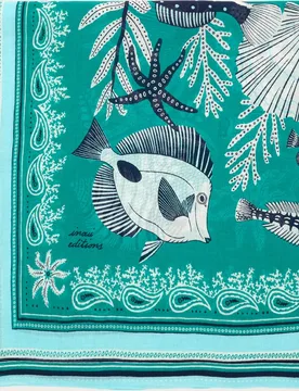 Pañuelo Neptuno de algodón - Inoui Editions - FashionsVida