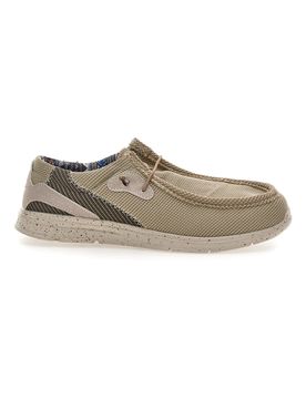 Scarpe da uomo casual beige in tessuto PK6318A 40