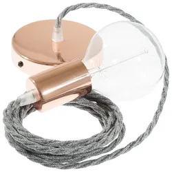 Cables Suspension Luminaire Tn02 50 Cm Diy Grey / Copper One Size