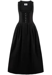 Dirndl Zenta3 (schwarz, Gr. 50) von Gastrotex für Damen, 100% Polyester