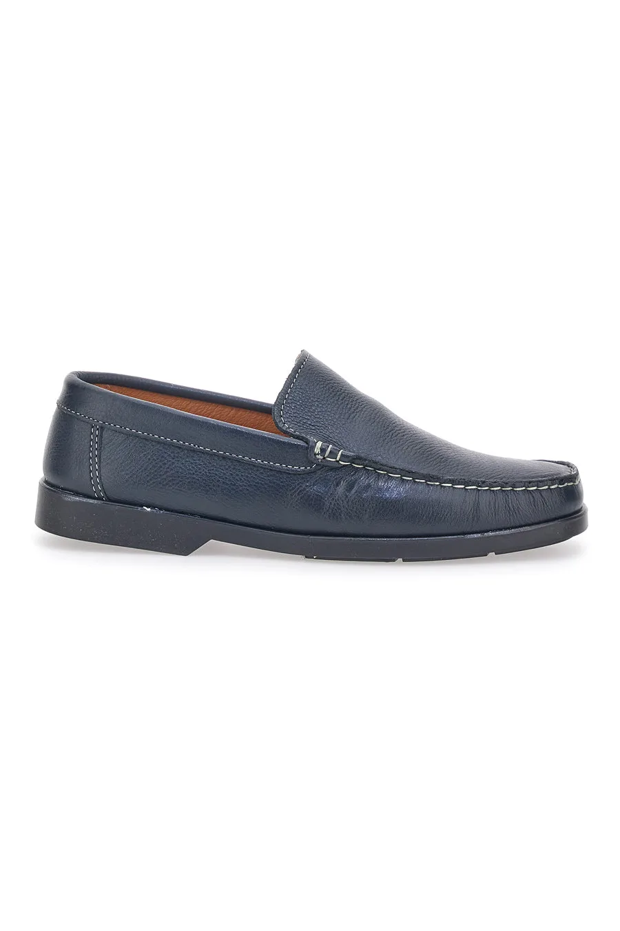 Mocassini Blu Vera Pelle 101 41 - Longford - FashionsVida
