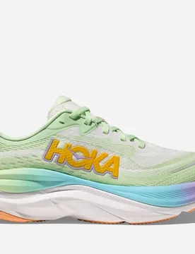 Men's Skyflow Road Running Shoes in Luna Moth/White, Size 11.5 - HOKA - FashionsVida