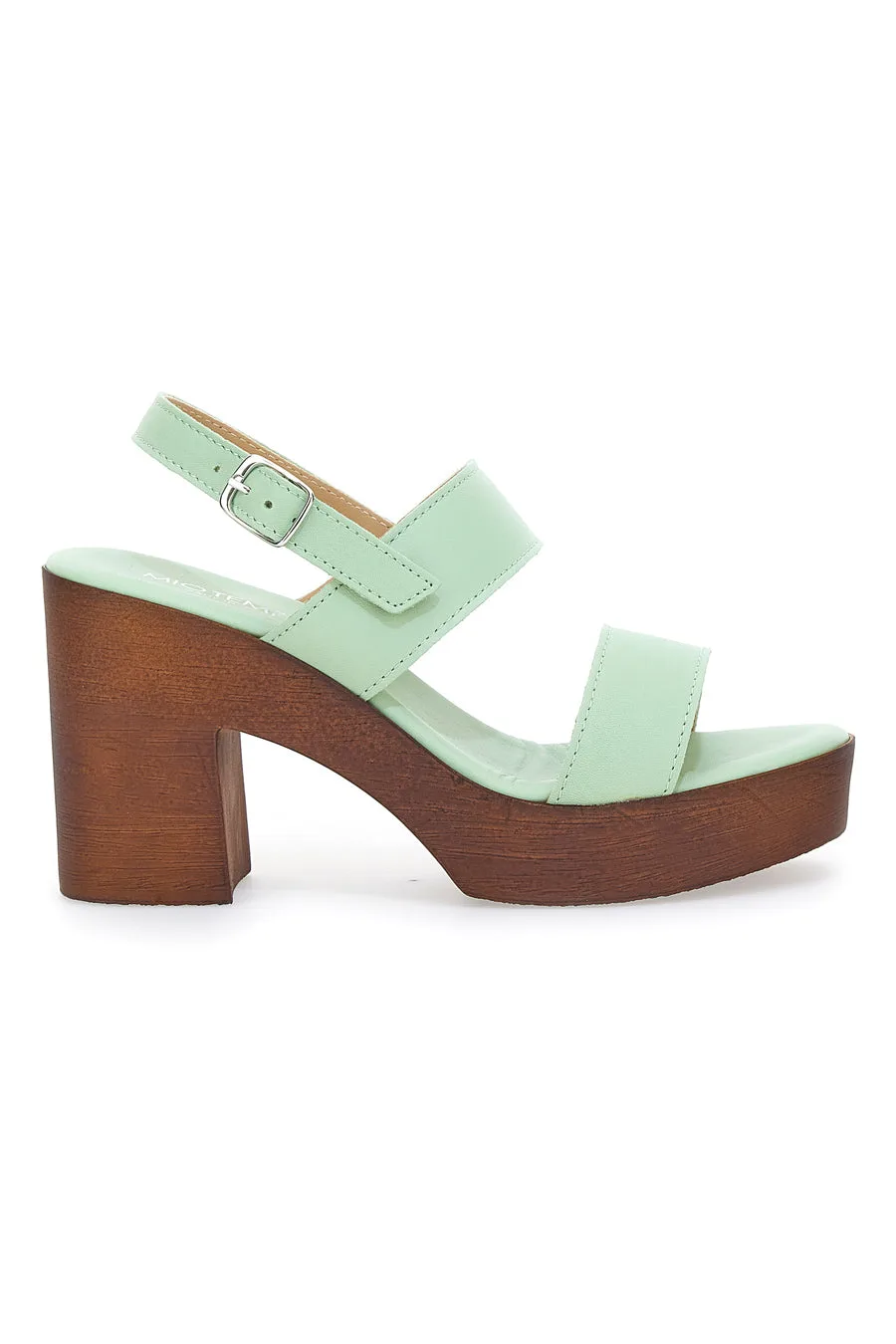 Zoccoli Mio Tempo 3341 Salvia 38 - MIO TEMPO - FashionsVida