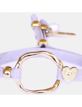 Link & Love - Pulsera con aro labrado - Link & Love - FashionsVida