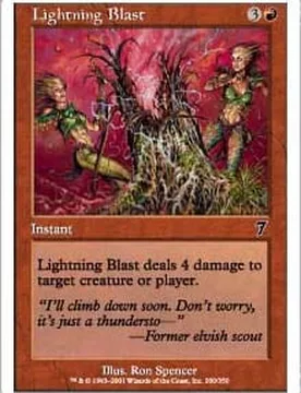 Lightning Blast (foil) 7th Edition - Magic: The Gathering - FashionsVida