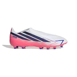 Chaussures De Football F50 Hyperfast League Laceless Ag Ftwr White / Solar Purple / Solar Turbo EU 45 1/3 Homme