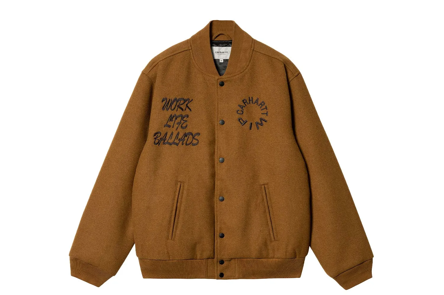 Work Varsity Bomber - Jacke-Winterjacke - braun - Herren - Size: M - Carhartt WIP - FashionsVida