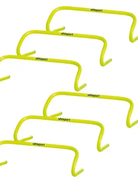 Obstacle D´agilité 6 Unités Fluo Yellow / Black 45 cm unisex