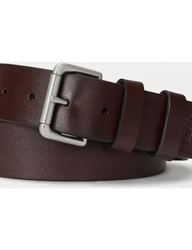Cinturón de hombre de piel con el caballo marca de la casa - Polo Ralph Lauren - FashionsVida