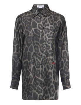 Camicia Leopardata In Seta
