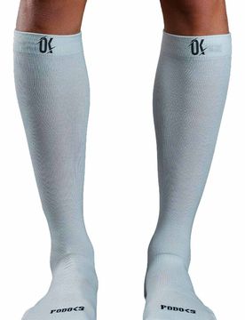 Piernas cansadas calcetines running Blanco (45-47)