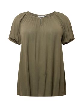 KAFFE CURVE Blusa 'Ami' oliva