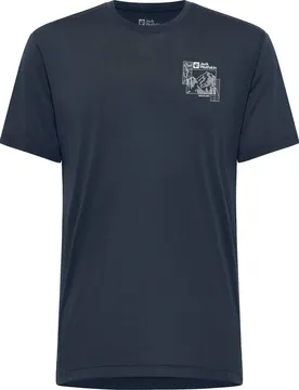 Vonnan Graphic Herren T-Shirt, blau XL