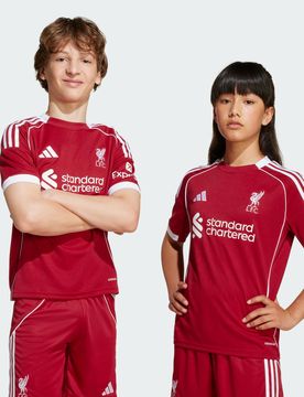 Maglia Home Liverpool FC 25/26 11-12A Strawberry Red