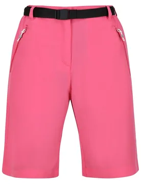 Womens Xert Stretch Bermuda Walking Shorts In Fruit Dove - Pink - Size 8 Uk - Regatta - FashionsVida