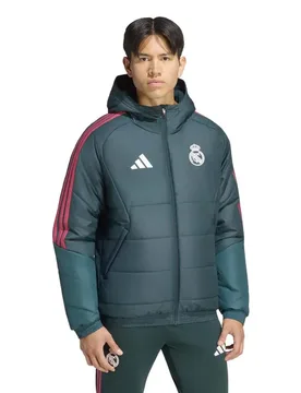 Veste Real Madrid 26/27 Winter Aurora Ivy / Wild Pink S - Adidas - FashionsVida