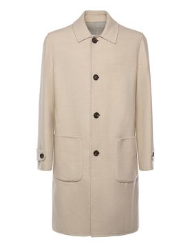 Cappotto reversibile in lana
