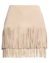 Minifalda Mujer Beige 34,36,46 Mujer