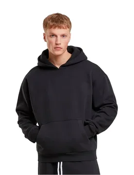 Felpa Con Cappuccio Tb8030 Oversized Black M - Urban classics - FashionsVida