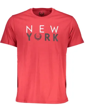Herren KURZARM-T-SHIRT Rot AU00785ILARIO_B5D398E_ROSSORED