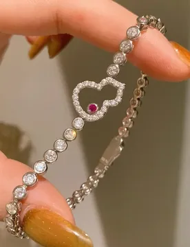 Retro 925 Silver Diamond Bubble Gourd Bracelet Exquisite Fashion Bangle for Women Wedding Jewelry - Aliexpress - FashionsVida