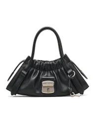 JACOBS Ledertasche - Mini Bag THE SMALL SATCHEL schwarz damen