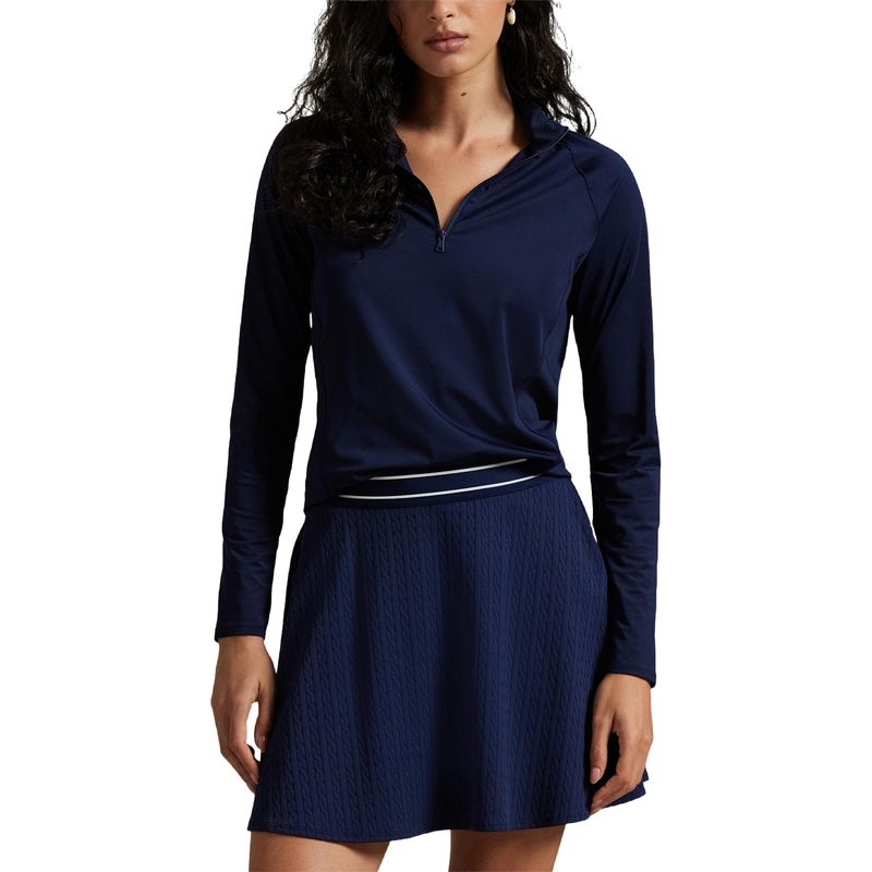 Pullover Knit Half-Zip, navy xl