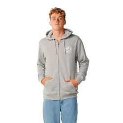 Felpa Con Zip Streamline Grey Marle L