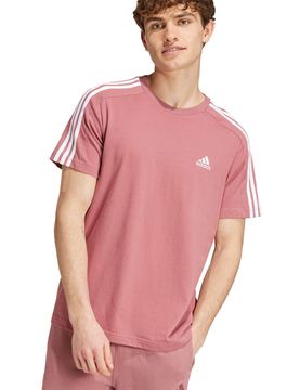 Stripes camiseta manga corta hombre Marron