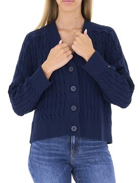 Cardigan scollo a V BLU NAVY XXS