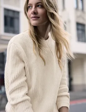 Street One Chenille Pullover female Beige - Street One Studio - FashionsVida